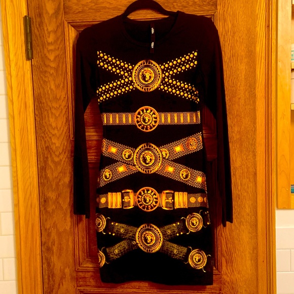 Vintage Versus Versace Medallion Dress size Small - Picture 1 of 4